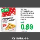 VILMA
PITSAPÕHJAPULBER
400G