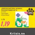 Allahindlus - LIBRESSE NATURAL NORMAL
PESUKAITSMED 40 TK