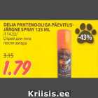 DELIA PANTENOOLIGA PÄEVITUSJÄRGNE
SPRAY 125 ML