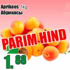 Allahindlus - Aprikoos 1kg