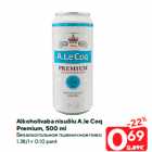 Allahindlus - Alkoholivaba nisuõlu A.le Coq
Premium, 500 ml
