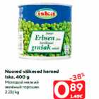 Noored väikesed herned
Iska, 400 g
