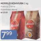 MERRILD KOHVIUBA 1 KG