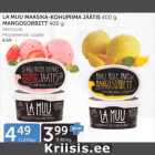 LA MUU MAASIKA-KOHUPIIMA JÄÄTIS 400 G, MANGOSORBET 400 G