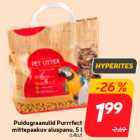 Puidugraanulid Purrrfect
mittepaakuv aluspanu, 5 l