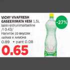 Allahindlus - VICHY VIVAFRESH GASEERIMATA VESI 1,5L laimi-sidrunimaitseline 