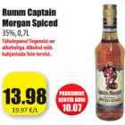 Allahindlus - Rumm Captain
Morgan Spiced