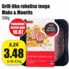 Allahindlus - Grill-liha rohelise teega
Maks & Moorits
500g