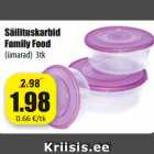 Allahindlus - Säilituskarbid
Family Food
