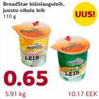 Allahindlus - BreadStar küüslauguleib, juustu-sibula leib 110 g