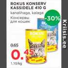 ROKUS KONSERV KASSIDELE 410 G