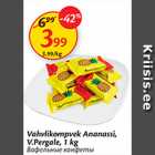 Allahindlus - Vahvlikompvek Ananassi, V.pergale, 1 kg