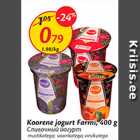 Allahindlus - Koorene jogurt Farmi, 400 g