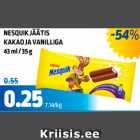 Allahindlus - NESQUIK JÄÄTIS KAKAO JA VANILLIGA