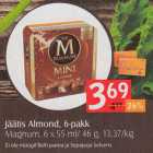 Jäätis Almond, 6-pakk