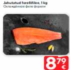 Allahindlus - Jahutatud forellifilee, 1 kg
