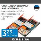 CHEF LUNDEN LENDKALAMARJA SUSHIRULLID