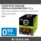 FAZER MUST NÄKILEIB PÄEVALILLESEEMNETEGA 150 G