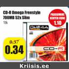 Allahindlus - CD-R Omega Freestyle 700MB 52xSlim 1 tk