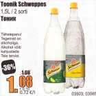 Allahindlus - Toonik Schweppes