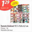 Raamatu kleebised 19,7 x 15,8 x 0,1 cm Pictura, 1 tk