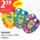 Vesivärvid Patio, 12 tk / pk