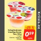 Kohupiimakreem
kisselliga Emma,
Tere, 150 g