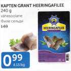 Allahindlus - KAPTEN GRANT HEERINGAFILEE 240 G