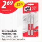 Korrektuurpliiats Pocket Pen, 8 ml