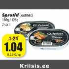 Allahindlus - Sprotid(kastmes)
180g / 126g
2 sorti