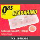 Allahindlus - balticovo munad M, 10 tk/pk