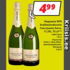 Allahindlus - Hispaania KPN
kvaliteetvahuvein
Cava Jaume Serra,
11,5%, 75 cl***