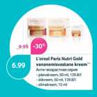 Allahindlus - L´oreal Paris Nutri Gold vananemisvastane kreem