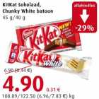 KitKat šokolaad Chunky White batoon