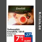 Allahindlus - Teekomplekt Greenfield, 120 tk