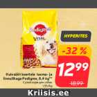 Kuivsööt koertele looma- ja
linnulihaga Pedigree, 8,4 kg**
