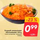 Allahindlus - Porgandi-ananassisalat
Rimi kokkadelt, 300 g
