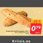 Kiviahju oliivi-basiiliku baguette, 200 g*
