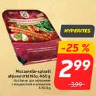 Mozzarella-spinati
ahjuvorstid Nõo, 460 g
