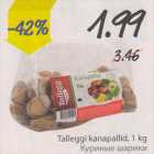 Allahindlus - Talleggi kanapallid, 1 kg