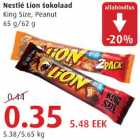 Allahindlus - Nestle Lion šokolaad