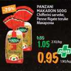 Allahindlus - PANZANI MAKARON 500G Chifferini sarveke,Penne Rigate toruke