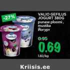 Allahindlus - VALIO GEFILUS JOGURT 380G punase ploomi, mustika