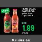 Allahindlus - HEINZ SALSAKASTE 575G mahe, terav 