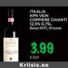 Allahindlus - ITAALIA KPN VEIN COPPIERE CHIANTI 12,5% 0,75L