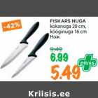 FISKARS NUGA
kokanuga 20 cm, 
kööginuga 16 cm