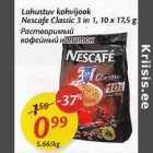 Allahindlus - Lahustuv kohvijook Nescafe Classic 3 in 1, 10 x 17,5 g