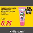 Allahindlus - VADEMECUM JUNIOR
STRAWBERRY
HAMBAPASTA 50 ML