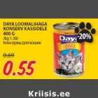 DAYA LOOMALIHAGA
KONSERV KASSIDELE
400 G