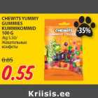 CHEWITS YUMMY
GUMMIES
KUMMIKOMMID
100